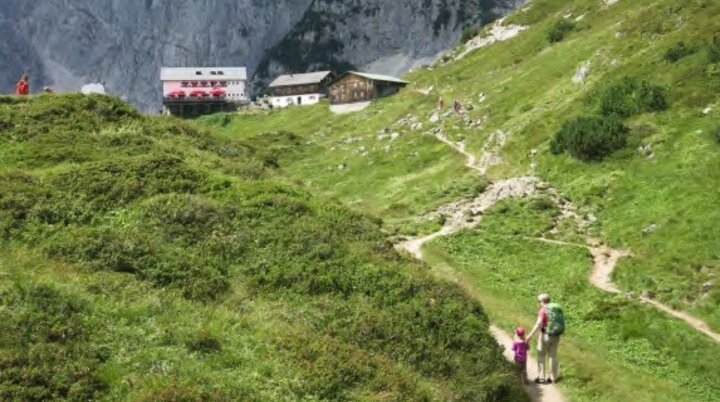 Aufstieg zur Gruttenhütte. | © Simone Zeiler